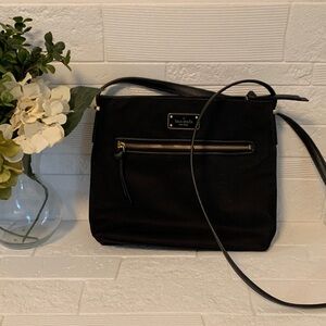 kate spade Black Crossbody Bag with Gold Hardware